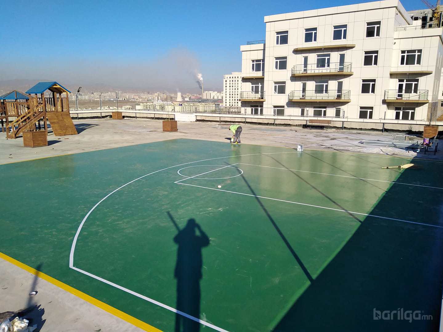 Спорт талбай (Хийсэн ажил)