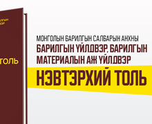 “Барилгын үйлдвэр, барилгын материалын аж үйлдвэр ” - ийн НЭВТЭРХИЙ ТОЛЬ хэвлэгдлээ. 