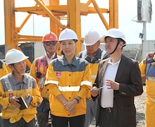 Барилга Хот Байгуулалтын сайд Д.Цогтбаатар барилгын талбарт гэнэтийн шалгалт хийлээ