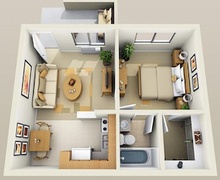 50м2-аас дээш хоёр өрөө орон сууцыг хэрхэн төлөвлөх вэ?