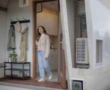 Хаягдал салхин турбиныг орон сууц болгосон архитектурын шийдэл