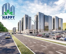 "Happy Residence"Төслийн дизайн, материал нийлүүлэлт, шилэн болон чулуун фасадны угсралтын гүйцэтгэл