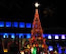 Шинэ жилээр хот гэрлэнд умбана