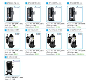 Copeland, GMCC, Panasonic брэндийн ЭЙР КОНДИЦИОНЕРИЙН МОТОР 