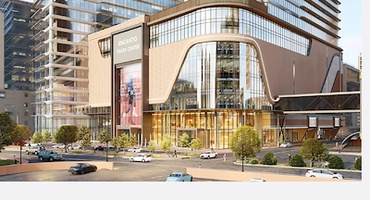"ENCANTO TRADE CENTER" 2024 Чулуун фасад, шилэн фасад, хөнгөн цагаан хавтан ажлын гүйцэтгэл