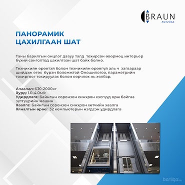 Braun Панорамик цахилгаан шат.