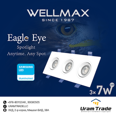 WELLMAX - EAGLE EYE нүдэн гэрэл 3*7w