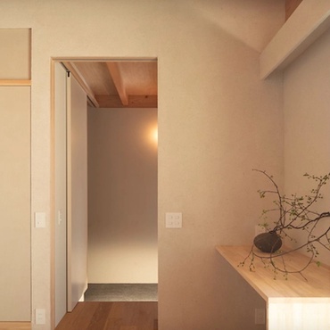 Японы өндөр технологийн гадна фасад, дотор заслын чулуун будаг