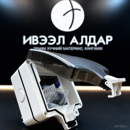 IP65 зэрэгтэй, унтраалаг розеткыг ус, чийг ихтэй нөхцөлд ажиллахад аюулгүй байдлыг хангах таг.