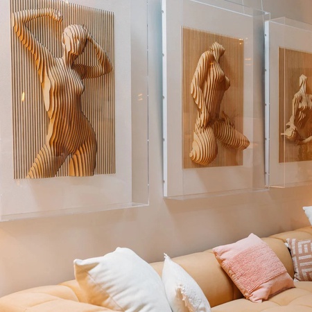 Дуу тусгаарлах 3D товгор акустик хана, тааз