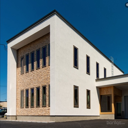 Японы өндөр технологийн гадна фасад, дотор заслын чулуун будаг