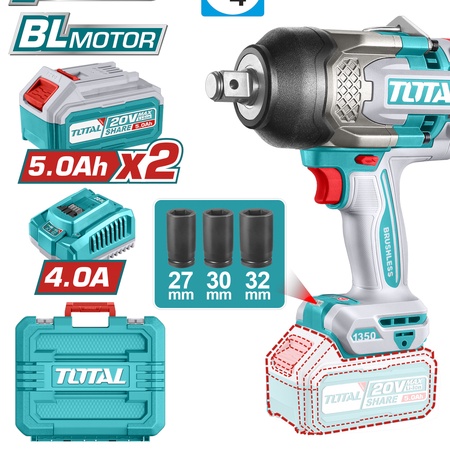 20В батарей Импакт ком 1350N.m