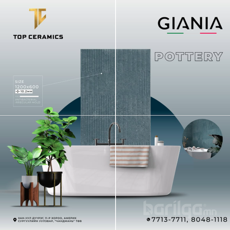 GIANIA - POTTERY / Аntibacterial /