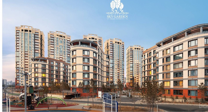 "Скай Гарден" Дизайн, фасадны угсралтын гүйцэтгэл, шилэн фасад