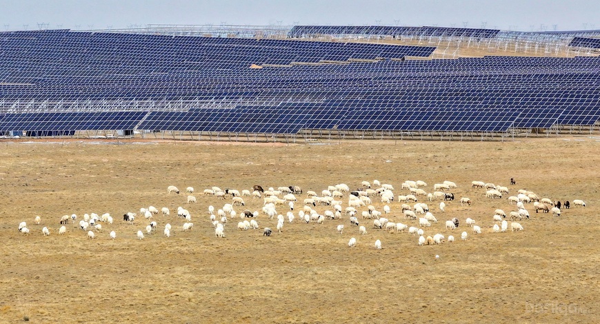 БНХАУ Бээжин хотыг бүхэлд нь эрчим хүчээр хангах “Нарны цагаан хэрэм” барьж байна