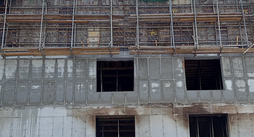 Хүйтэнд цутгасан бетоны процессын алдаа гамшгийн суурь 