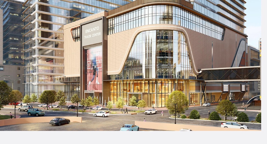 "ENCANTO TRADE CENTER" 2024 Чулуун фасад, шилэн фасад, хөнгөн цагаан хавтан ажлын гүйцэтгэл
