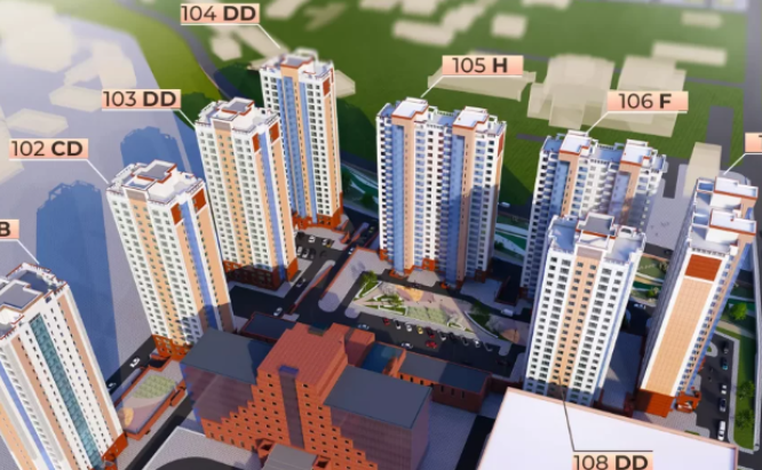 "Сансар Гарден" төслийн дизайн, шилэн фасад, дулаалгын материал /чулуун хөвөн/ нийлүүлэлт.