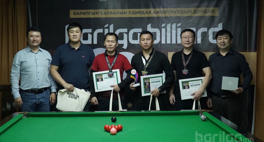 "Barilga Billiard 2024" тэмцээний аваргууд тодорлоо