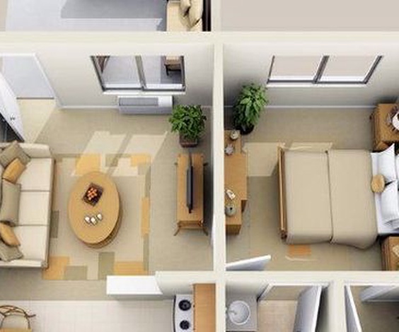 50м2-аас дээш хоёр өрөө орон сууцыг хэрхэн төлөвлөх вэ?