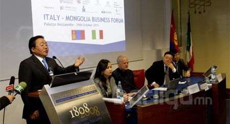 Миланд, Монгол-Италийн бизнес форум боллоо