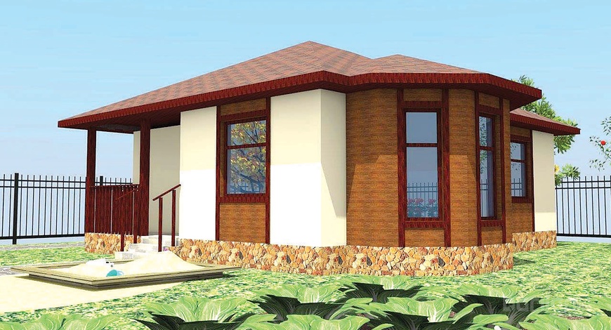 59м2 бүхий СИП технологийн байшин