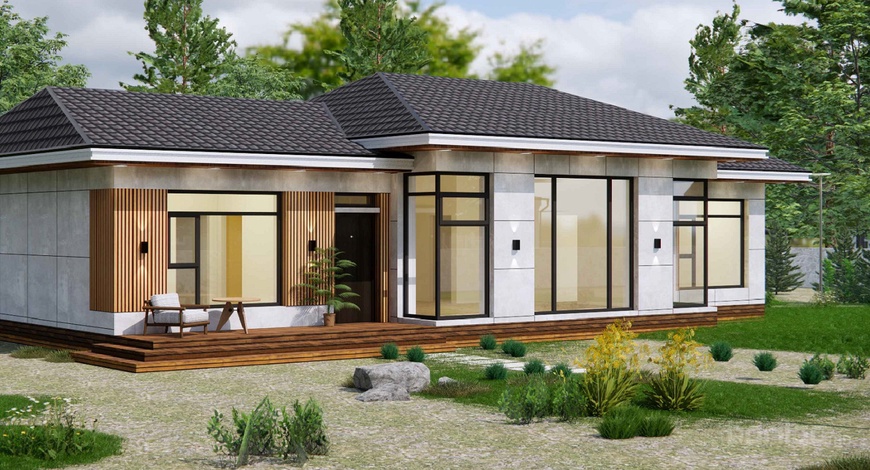 Эрчим хүчний хэмнэлттэй 103 м2 жишиг амины орон сууц