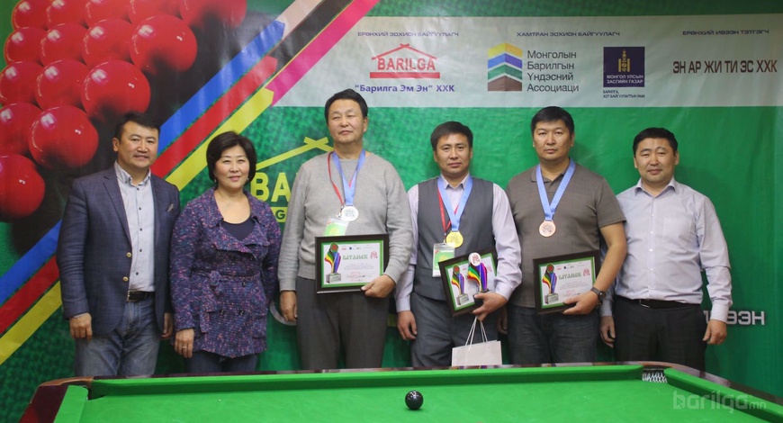 "Barilga Billiard-2016" тэмцээний аваргууд тодорлоо